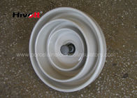 160KN Porselen Süspansiyon İzolatörü / Çinko Kollu Beyaz Porselen İzolatörler