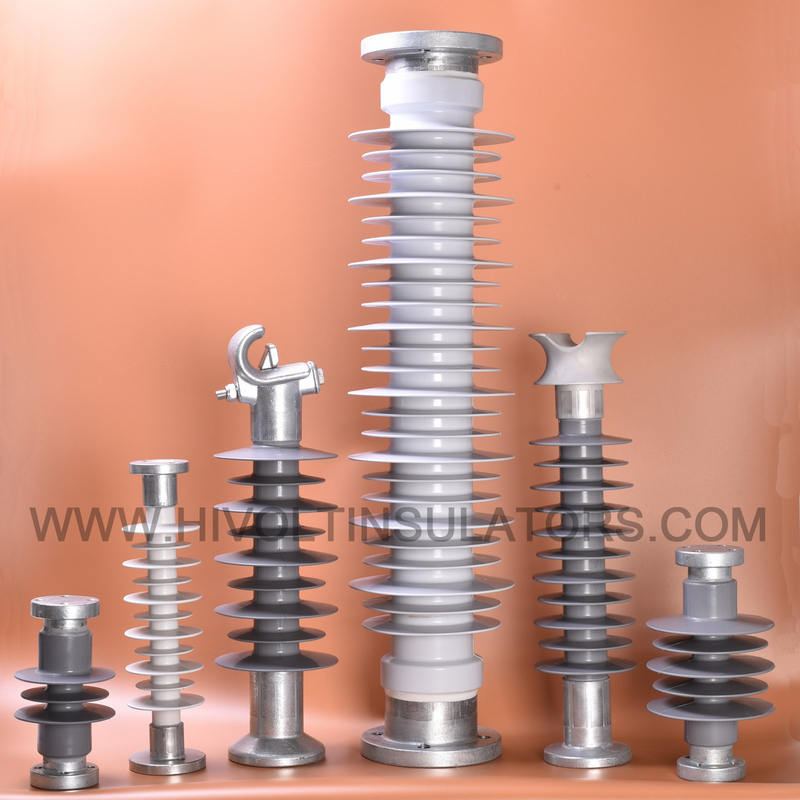 Silikon Kauçuk 10kV-550kV Yüksek Voltajlı Yıldırım Döngüsü Güç iletisi için 110kV-1880KV Voltajı Dayanın