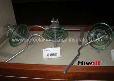 U100C Toprak Bağlantısı İçin 100KN Sertleştirilmiş Cam İzolatör IEC 60383 Standardı